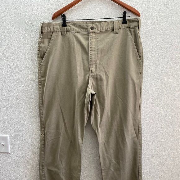 Carhartt Blended Twill Pant Tan Khaki Chino Pants Size 40 x 33 - Picture 1 of 5